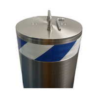 Poteau de sécurité mobile semi-automatique OEM, colonne de levage, blocage routier, équipement de contrôle de circulation robuste, solution pour le stationnement