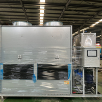 Tour de refroidissement à circuit fermé à commande intelligente industrielle avec capteur de niveau d'eau électronique pour usines automatisées