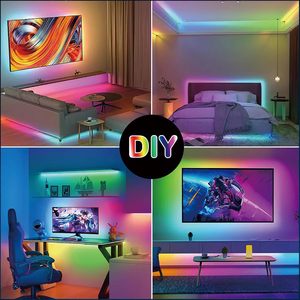 Tùy chỉnh không thấm nước 12V 24V 220V wifi thông minh thay đổi độ sáng linh hoạt màu trắng <span class=keywords><strong>RGB</strong></span> RGBW rgbic COB dẫn dải đèn - Product Image 5