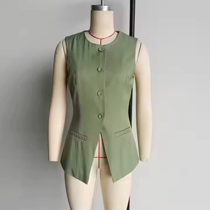 New Style Fashionable Commuting Slim Temperament Versatile Solid Color Slim Sleeveless Vest - Product Image 4