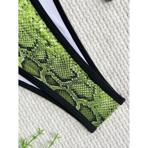 Costumi da bagno interi Sexy con stampa serpente - Product Image 5