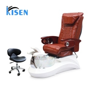 รีโมทคอนโทรล Kisen Popular Pipeless สีดำชมพู สำหรับเก้าอี้นวดทำเล็บมือและเล็บเท้า สำหรับเฟอร์นิเจอร์ร้านสปาและซาลอน - Product Image 1