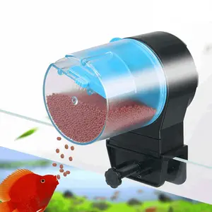 Aquarium Automatic Fish Feeder Vakantie Timer Feeder Voor Fish Tank Elektrische Verstelbare Auto Visvoer Dispenser