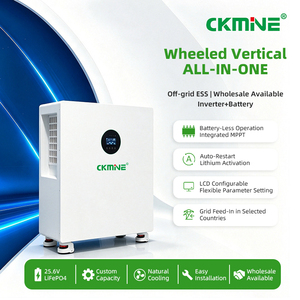 Système solaire tout-en-un avec onduleur et stockage d'énergie 3.6kW 5kWh 25.6V, batterie lithium LiFePO4, <span class=keywords><strong>hybride</strong></span> hors réseau, <span class=keywords><strong>prix</strong></span> direct usine CKMINE - Product Image 2