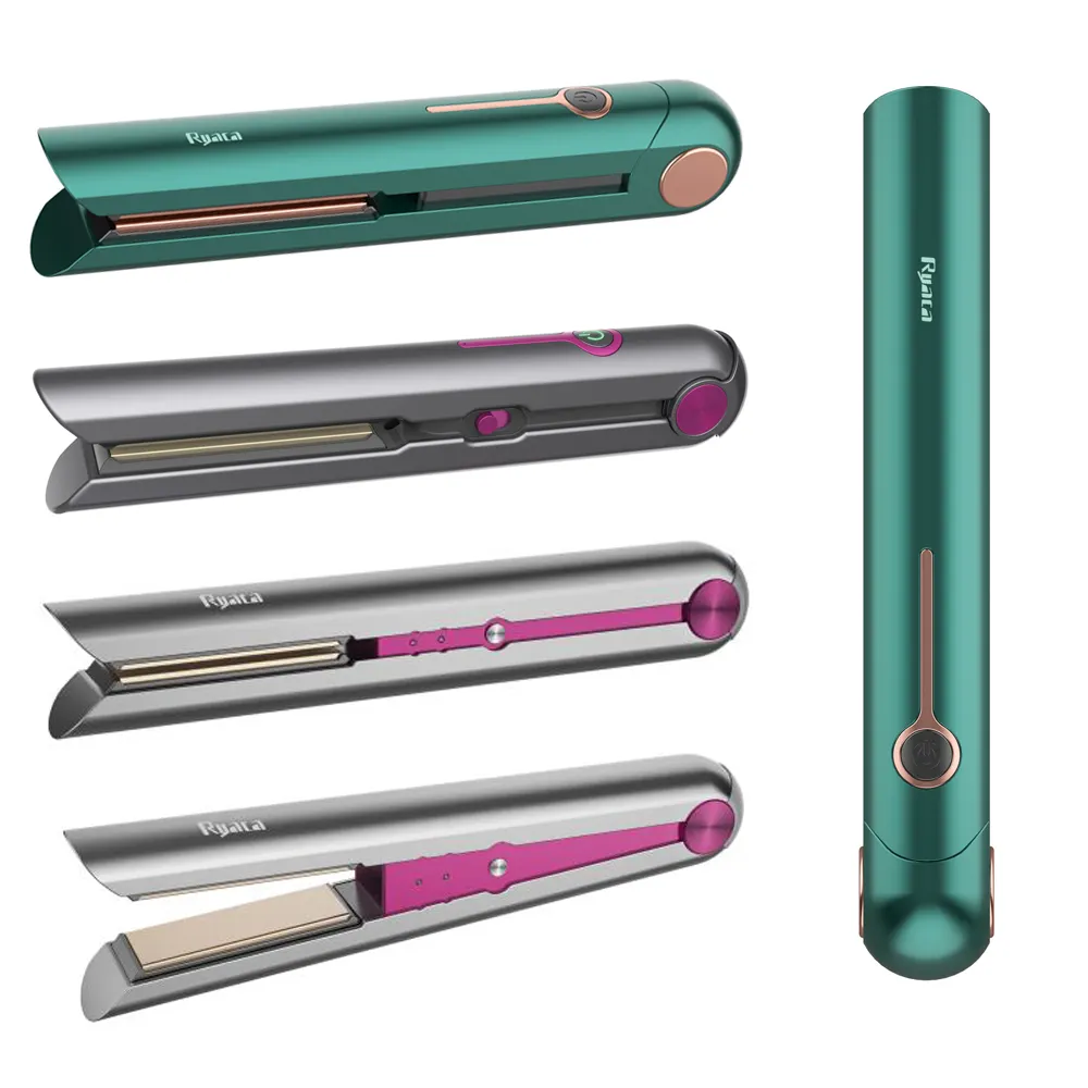 Nieuwe Producten 2 In 1 Oem Kleuren Kleine Haar Styling Gereedschap Draadloze Draagbare Goedkope Fast Flat Iron Stijltang