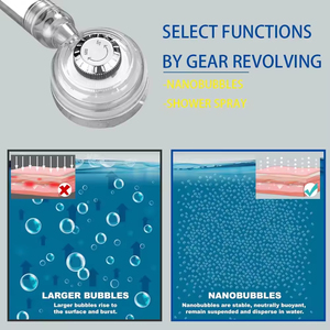 Cabezal <span class=keywords><strong>de</strong></span> Ducha Profesional <span class=keywords><strong>de</strong></span> Plástico ABS Cromado con Filtro <span class=keywords><strong>de</strong></span> <span class=keywords><strong>Agua</strong></span> <span class=keywords><strong>de</strong></span> <span class=keywords><strong>Lluvia</strong></span> <span class=keywords><strong>de</strong></span> 3 Funciones al por Mayor - Product Image 6
