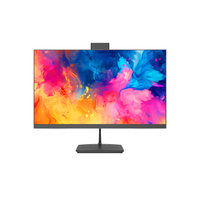 Komputer Desktop 23.8 Inch 1920x1080 I3 I5 I7 I9 All in One PC untuk Penggunaan Bisnis dan Kantor Monoblock Win 11 Pro