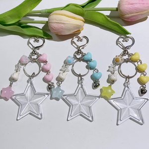 กรอบรูปอะคริลิครูปดาวน่ารักอเนกประสงค์สำหรับใส่รูป<span class=keywords><strong>ภาพ</strong></span> พวงกุญแจรูปหัวใจสำหรับ<span class=keywords><strong>สาว</strong></span>ๆ ตกแต่งกระเป๋า ตกแต่งรถยนต์ พวงกุญแจยาง คอลเลคชั่นพวงกุญแจ - Product Image 1