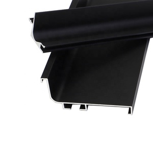 Distanziatore incorporato in alluminio tipo <span class=keywords><strong>C</strong></span> e J profilo a canale quadrato profilo della maniglia Gola per armadio da cucina dell'armadio di Base - Product Image 5