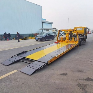 JAC 4T <b>Flatbed</b> Tow <b>Truck</b> with Full Floor Tow <b>Truck</b> for Luxury Car Rescue Tow <b>Truck</b> - Product Image 3