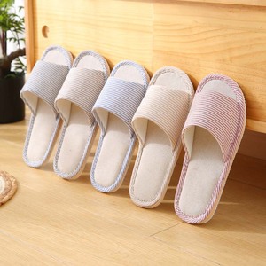 Pantofole <span class=keywords><strong>in</strong></span> Lino per Donna Primavera/Autunno, Antiscivolo e Leggere per <span class=keywords><strong>Casa</strong></span>, Pantofole Estive <span class=keywords><strong>in</strong></span> Cotone e Lino per Uomo e Donna - Product Image 2
