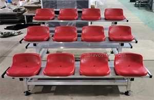 Gradas plegables <span class=keywords><strong>de</strong></span> estadio móviles profesionales personalizadas BRAVO y tribuna extraíble portátil - Product Image 6