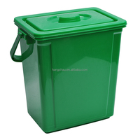 HANGSHUA 10L Compost Seau Épluchures de Légumes Poubelle Comptoir Conteneur de Déchets Alimentaires Avec LidKitchen Cuisine