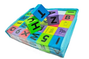 Đồ Chơi Giáo Dục Em Bé Tắm Thiết Kế Mới Trò Chơi Xếp Chồng Bảng Chữ Cái Xốp EVA 30 Cái - Product Image 5