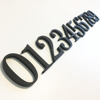 Enseignes d'entreprise personnalisées en PVC découpées au laser, logo mural plat 3D, lettres en plastique 3D, signalétique de réception pour bureau et hall d'entreprise