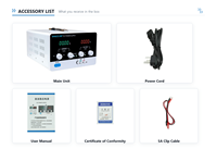 Alimentation CC haute puissance 60V 60A programmable de qualité industrielle avec encodeur à bouton rotatif LED 4 chiffres CV/CC MODBUS RS232 RS485