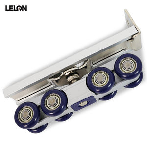 Sistem rol gantung Buffered tugas berat, pintu geser dua arah senyap Buffering roda gantung peredam jejak katrol - Product Image 5