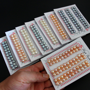 Perle d'Acqua Dolce a Forma di Pane 3.0-3.5mm 3A, 100 Paia / Perle Decorative - Product Image 5