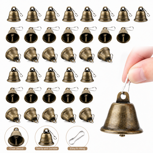 Campanella in Ferro Anticato Personalizzata con Anello in Corda e Suoneria Interna per Decorazioni Natalizie da Parete, Porta e Casa - Product Image 2