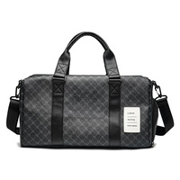 Sac de voyage pour homme en polyester, capacité extensible, portable, décontracté, simple, à bandoulière, pour affaires, rangement, vente en gros
