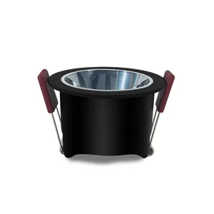 Gledopto Zigbee PRO RGB + CCT 6w黑色迷你发光二极管筒灯方形产品Zigbee天花板筒灯