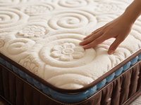 Matelas à ressorts ensachés haut de gamme en gel compressé et en mousse à mémoire de forme pour les hôtels 5 étoiles les plus en vogue fabriqués en usine