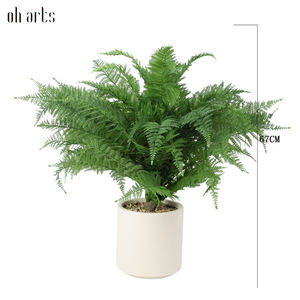 Oh Arts, venta al por mayor, y la boda decoración del hogar, ramo de hojas de helecho artificial, tipo de follaje de plástico - Product Image 5