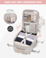 Sacs de cabine Ryanair 40x20x25 sous le siège, sac à dos de voyage 20L, bagages à main pour avions Ryan Air, sac à dos adapté aux ordinateurs portables de 14 pouces