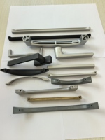 Pièces moulées sous pression en aluminium OEM, composants de moulage, poignée de porte, base de chaise, poignée de robinet avec polissage miroir et placage chrome
