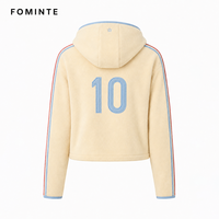 Veste polaire personnalisée pour supporter de football n°10, chaude pour l'hiver, manteau de supporter de football, vente en gros, vêtements de sport unisexes pour équipes