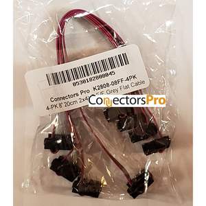 Connecteurs Pro pour câble plat 8P 20 cm, connecteur IDC, lot de 4 pour accessoires PC - Product Image 4