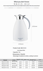 <span class=keywords><strong>Carafe</strong></span> Thermique Commerciale Noble pour Café et Thé Hocomaid 1.5L 2.0L en Acier Inoxydable 304 Isolée sous Vide pour Buffet et Banquet – Garantie 5 Ans - Product Image 6