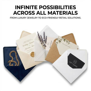 Enveloppes en papier perlé avec logo en feuille d'argent personnalisées OEM <span class=keywords><strong>SHINY</strong></span>, multicolores, effet scintillant, fournisseur d'enveloppes pour cartes de <span class=keywords><strong>v</strong></span>œux - Product Image 5