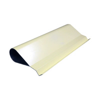 Profils de plafond carrés en aluminium en forme de goutte d'eau modernes, décoratifs, ignifuges et anticorrosion pour hôtels