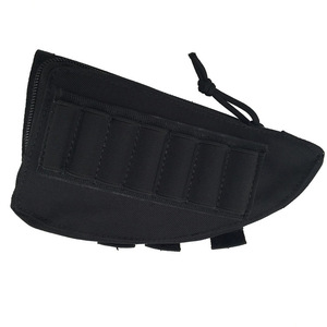 1000D Tactical Buttstock Shell Holder Cheek Rest Pouch 12G EDC Molle Pouch Cartridge Holder - Product Image 2