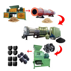 เตาเผาถ่านขายดี พร้อมเครื่องอัดแท่งไม้และสายการผลิตขึ้นรูปชิป - Product Image 1