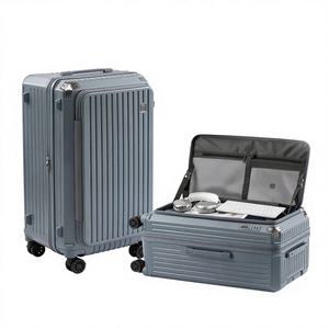 <span class=keywords><strong>Valise</strong></span> à roulettes universelles 2026, 20 pouces, grande capacité, ouverture latérale, étanche, <span class=keywords><strong>ultra</strong></span>-légère, en ABS+PC, avec serrure, pour cabine - Product Image 1