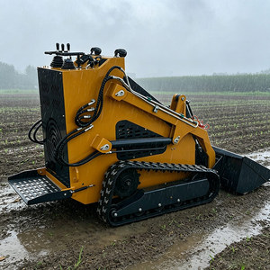 Professional Mini Compact <b>Wheel</b> Front Skid Steer <b>Small</b> Track High Efficiency Various Attachments Garden Farm - Product Image 2