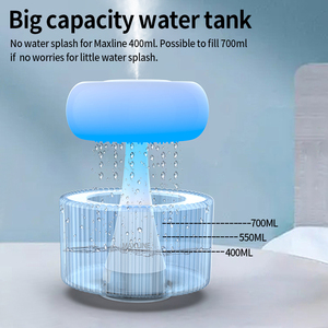 Ayuda de meditación <span class=keywords><strong>Yoga</strong></span> dormir ruido blanco madera humidificador USB humidistato eléctrico colorido LED noche luz humidificador de aire - Product Image 6