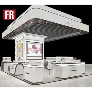 <span class=keywords><strong>En</strong></span> gros Mini Kiosque de Center <span class=keywords><strong>Commercial</strong></span> Cosmétique Produit Rack Vitrine Cosmétique avec Led - Product Image 6