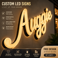 Enseigne LED personnalisée, logo d'entreprise personnalisé, enseigne en lettres acryliques éclairées par l'avant, étanche IP65, directionnelle pour salon, spa, onglerie