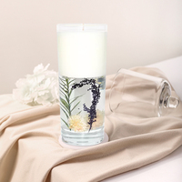 Kristall gel Wachs Blumen blume Gelee Wachs Duft kerzen