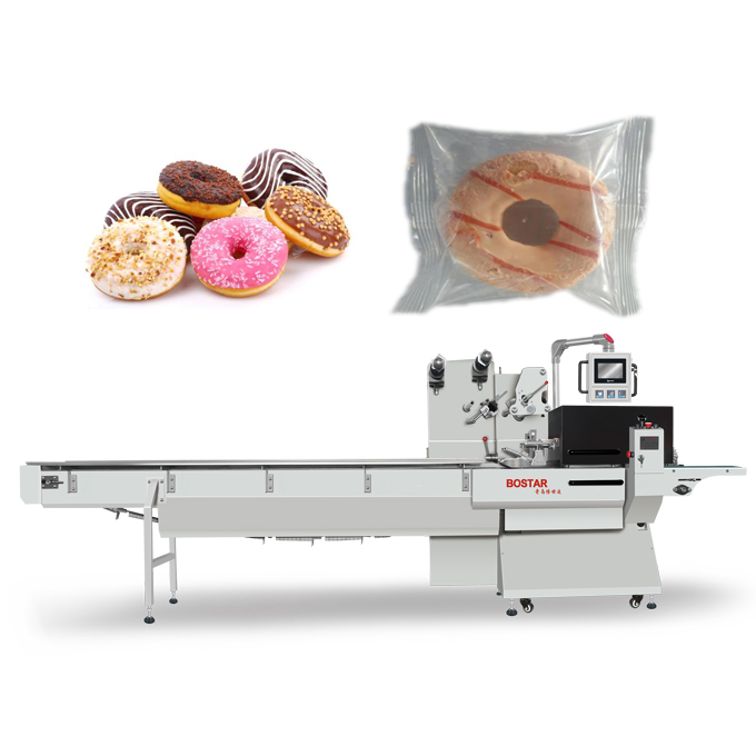 Автоматическая машина для упаковки пончиков