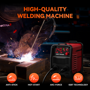 ARCCAPTAIN Poste à souder onduleur standard européen 2 en 1 <span class=keywords><strong>MMA</strong></span>/LIFT TIG 140A 230V Mini portable avec affichage numérique LED - Product Image 4