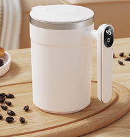 Tasse à café à agitation automatique avec affichage numérique LED, poignée, rechargeable par USB, tasse à mélanger électrique pour le bureau et la maison