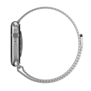 2025新款豪华米兰表带，适用于IWatch Ultra 2 49毫米45毫米44毫米S 11 10 9 8 7 6 5 4 <span class=keywords><strong>3</strong></span>透气钢米兰环 - Product Image 3