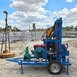 Heißer Verkauf: Kleine Mobile Anhänger-Bohrmaschine für Brunnenbohrungen (Hydraulisch, bis 100m, 150m, 200m) - Product Image 1