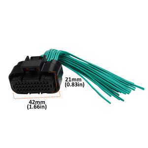ขั้วต่อวินิจฉัยข้อบกพร่องรถจักรยานยนต์ ทนความร้อน สำหรับชุดควบคุม ECU รุ่น MSE8.0 33 พิน วัสดุ PBT - Product Image 5
