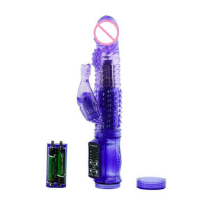 Mainan Seks Getar Jelly Lembut Multi Kecepatan Dildo <span class=keywords><strong>Vibrator</strong></span> Pemijat Titik G <span class=keywords><strong>RAMPANT</strong></span> <span class=keywords><strong>RABBIT</strong></span> <span class=keywords><strong>Vibrator</strong></span> Mainan Seks untuk Wanita Pria - Product Image 4
