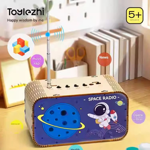 Handmade Tự Làm Đài Phát Thanh Lắp Ráp Kit Trẻ Em Nhỏ Phát Minh Giáo Dục Đồ Chơi Gỗ Vật Liệu Đơn Giản Phong Cách Gốc Khoa Học Thí Nghiệm Bộ - Product Image 1